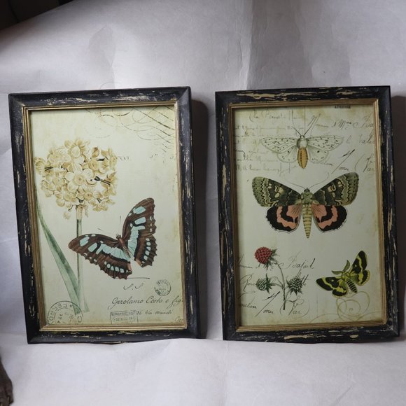 Vintage-style Other - Vintage-style Butterfly Wall Art